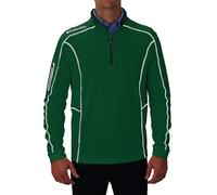 Columbia Golf Omni-Wick Shotgun 1/4 zip long sleeve pullover(ForestGreen/White) (3XL)