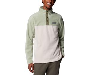 Columbia - Half-buttoned high-neck fleece - Steens Mountain Half Snap II Dark Stone Safari for Men - Size L - Green Green L