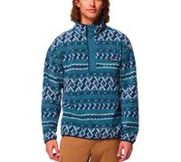 Columbia - Half-pressured printed Fleeces - Helvetia II Printed Half Snap Fleece Everblue Knitknot for Men - Size L - Blue Blue