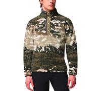 Columbia - Half-pressured printed Fleeces - Helvetia II Printed Half Snap Fleece Safari Sisters for Men - Size L - Khaki Khaki