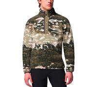 Columbia - Half-pressured printed Fleeces - Helvetia II Printed Half Snap Fleece Safari Sisters for Men - Size XL - Khaki Khaki