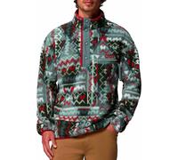 Columbia - Half-snap printed fleece - Helvetia II Printed Half Snap Fleece Sedona Sage Geomix for Men - Size S - Blue Blue S