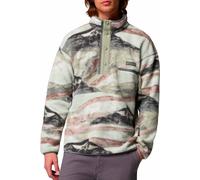 Columbia Mens Regular Fit Helvetia II Printed Half Snap Fleece - Colour: 344 Sedona Sage Summits - Size: Medium