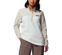 Columbia - Half-zip hiking fleece - Benton Springs 1/2 Snap Pull Over II Sea Salt Dark Stone for Women - Size S - Beige Beige S