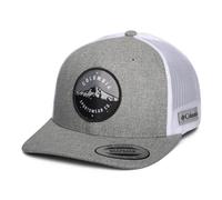 Columbia Hats Mount Hood Circle Mesh Trucker Cap - Heather Grey-White