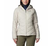 Columbia Women's Heavenly Hooded Jacket, Hooded Puffer Jacket, Dark Stone, XS