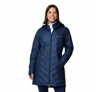 Columbia - Heavenly Long Hooded Insulated Jacket - Blue Size M - Women