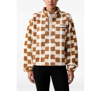 Columbia Helvetia checkerboard fleece sweater - Brown XS-S-M-L