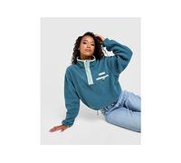 Columbia - Women's half-pressured Fleeces - Helvetia II Cropped Half Snap Fleece Everblue Crshd Blue Ctrn Hz for Women - Size M Blue