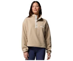 Columbia - Helvetia II Cropped Half Snap Fleece Ancient Fossil Dark Stone Chalk - M - Fleece