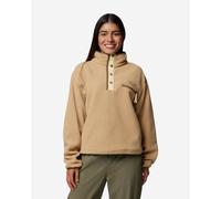 Columbia - Women's Helvetia II Cropped Half Snap Fleece - Fleece jumper size L, sand