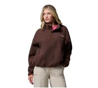 Columbia Helvetia II Cropped Half Snap Fleece M Brown Women