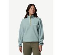Columbia Helvetia II Cropped Half Snap Fleece Pastel Blue Women - L