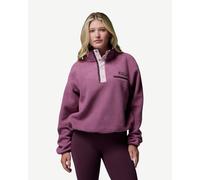 Columbia - Helvetia II Cropped Half Snap Fleece Antique Mauve Mineral Pink Moonvista - L - Fleece