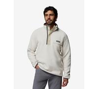 Columbia Helvetia II Half Snap fleece white beige dark grey - M
