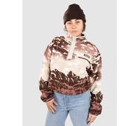 Columbia Helvetia II Printed Cropped Half Snap Half-Z dk stn XS