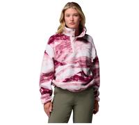 Columbia - Helvetia II Printed Cropped Half Snap W Antique Mauve Summits - L - Fleece