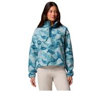 Columbia - Helvetia II Printed Cropped Half Snap W Marine Light Sunscape - L - Fleece