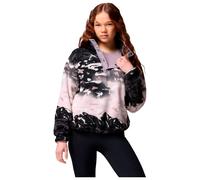 Columbia Womens Helvetia II Printed Crop Half Zip Fleece Purple L