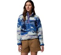 Columbia - Fleece with half-zip collar - Helvetia II Printed Cropped Half Snap Nocturnal Dreaming for Women - Size L - Blue Blue L