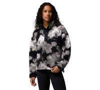 Columbia | Helvetia™ II Printed Cropped Half Snap | Women's | Womens Printed Cropped Fleece | Black/Dyeflower L