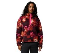 Columbia | Helvetia™ II Printed Cropped Half Snap | Women's | Womens Printed Cropped Fleece | Red Oxide/Dyeflower M