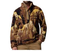 Columbia Mens Regular Fit Helvetia II Printed Half Snap Fleece - Colour: 257 Delta Soarin - Size: Large