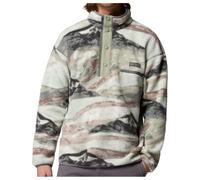 Columbia Mens Regular Fit Helvetia II Printed Half Snap Fleece - Colour: 344 Sedona Sage Summits - Size: Large