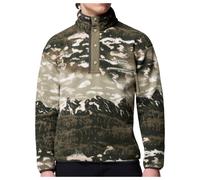 Columbia - Helvetia II Printed Half Snap Fleece - Fleece jumper size L, olive