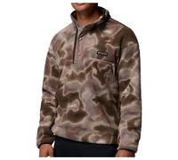 Columbia - Helvetia II Printed Half Snap Fleece - Fleece jumper size M, brown