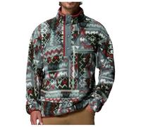 Columbia Mens Regular Fit Helvetia II Printed Half Snap Fleece - Colour: 343 Sedona Sage Geomix - Size: XL