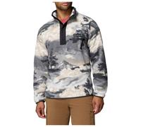 Columbia Mens Helvetia Ii Printed Half Snap Fleece, Grey, Size 2Xl, Men Grey