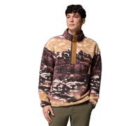Columbia | Helvetia™ II Printed Half Snap Fleece | Men's | Mens Printed Fleece | Camel Brown/Geostack S