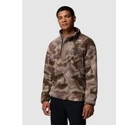 Columbia Helvetia II Printed Half Snap Fleece Sweater iron dyeflow M