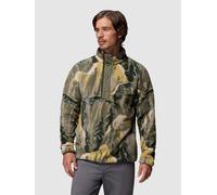 Columbia Mens Regular Fit Helvetia II Printed Half Snap Fleece - Colour: 397 Stone Green Soarin - Size: Large