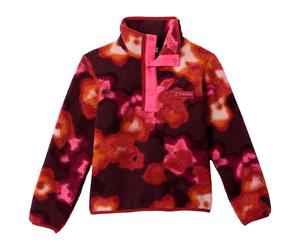 Columbia - Helvetia II Printed Half Snap Red Oxide Dye Flower Nico - L - Fleece
