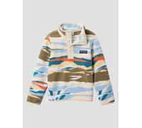 Columbia Helvetia II Printed Snap Kids Half-Zip Fleec chalk rogue valley M