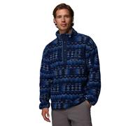 Columbia Helvetia Printed Funnel Neck Half Snap Fleece Dark Navy