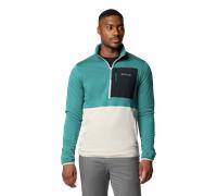 Columbia Hike Half Zip II Fleece Jacket in River Blue, Dark Stone & Black
