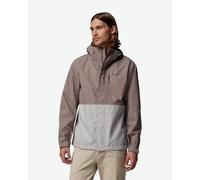 Columbia Men's Hikebound 2 Jacket, Waterproof Rain Jacket, Iron/Flint Grey, Medium