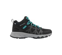 Columbia - Hiking day shoes - Peakfreak II Mid Outdry Black Teal for Women - Size 7 US Black 7 US