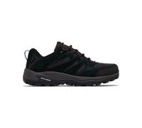 Columbia - Hiking day shoes - Redmond IV Low Waterproof Black Mountain Red for Men in Leather - Size 9,5 US Black 9.5 US