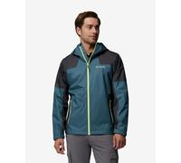 Columbia Men's Inner Limits 3 Jacket, Waterproof Rain Jacket, Everblue, Shark, XXL