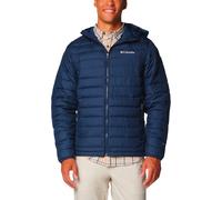 Columbia - Insulated and Water-repellent jacket - Powder Lite II Hooded Jacket Collegiate Navy for Men - Size XL Navy XL