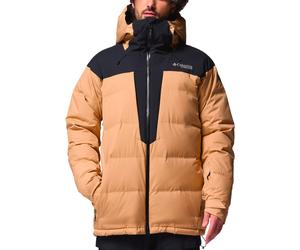 Columbia - Insulating and waterproof Jacket - Glacier Ridge Down Jacket Canoe Black for Men - Size S - Brown Brown S