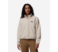Columbia Jasper Ridge™ Pebbled Snap Full Zip Fleece White L Woman