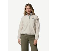 Columbia Jasper Ridge pebbled fleece half snap fleece beige women - L