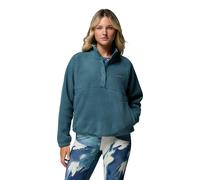 Columbia Jasper Ridge Pebbled Fleece Half Snap Polyester Women's Blue Pullover - L