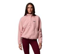 Columbia Jasper Ridge Pebbled Fleece Half Snap Polyester Women's Red Pullover M