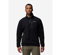 Columbia Jasper Ridge Pebbled Half Zip Fleece Black - M